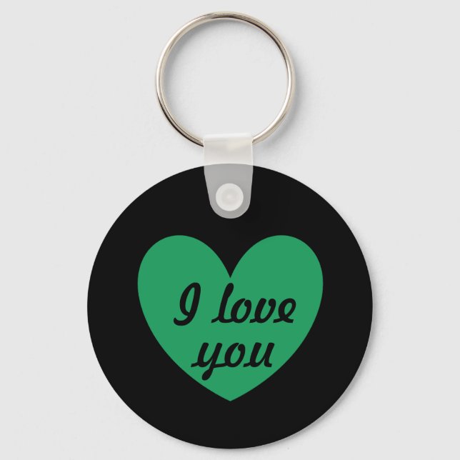 "I love you" Key Ring (Front)