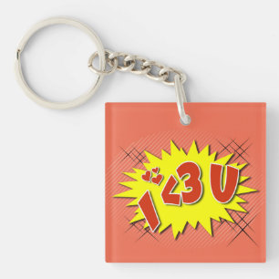 I love you key ring