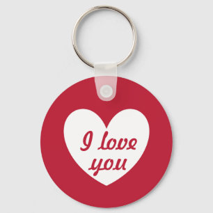 "I love you" Key Ring