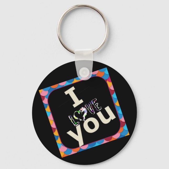 I love you key ring (Front)
