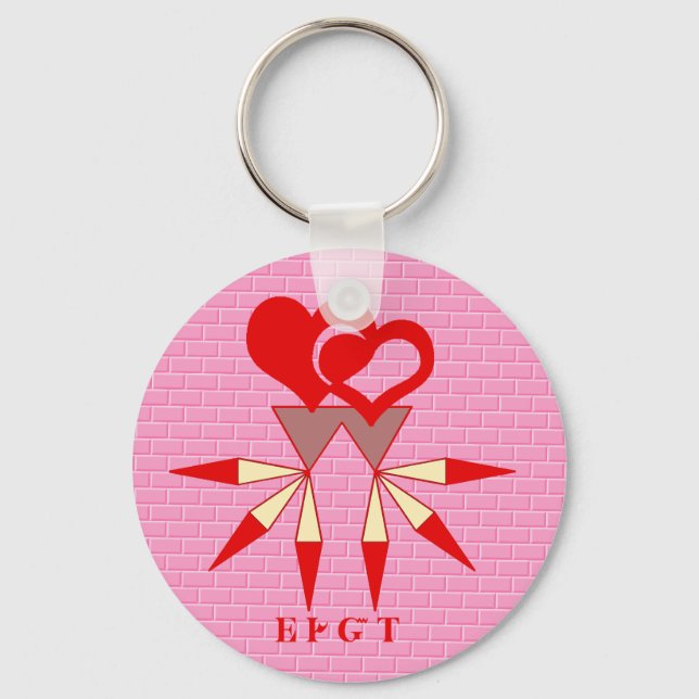 I LOVE YOU KEY RING (Front)