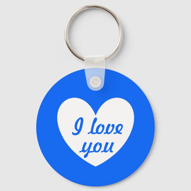 "I love you" Key Ring (Front)