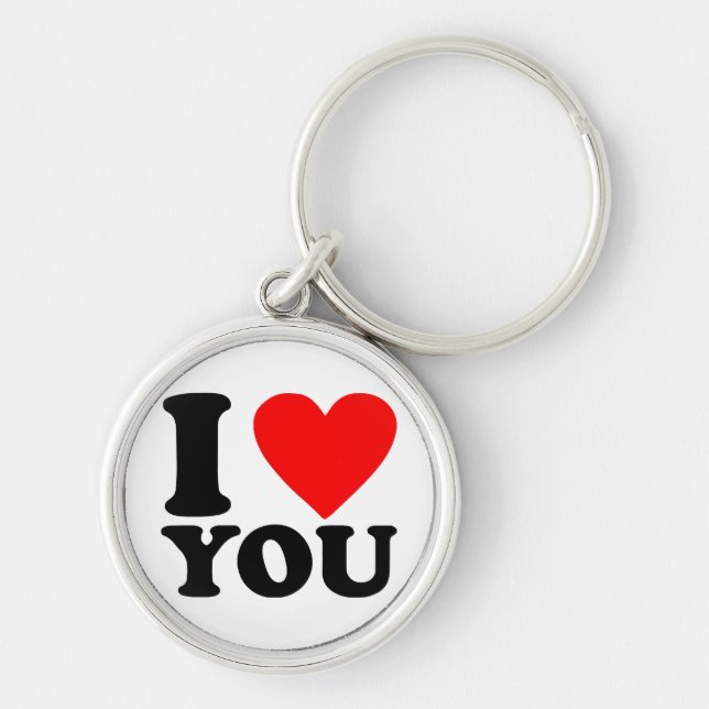 I Love You Key Ring (Front)