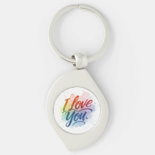 I Love You  Key Ring