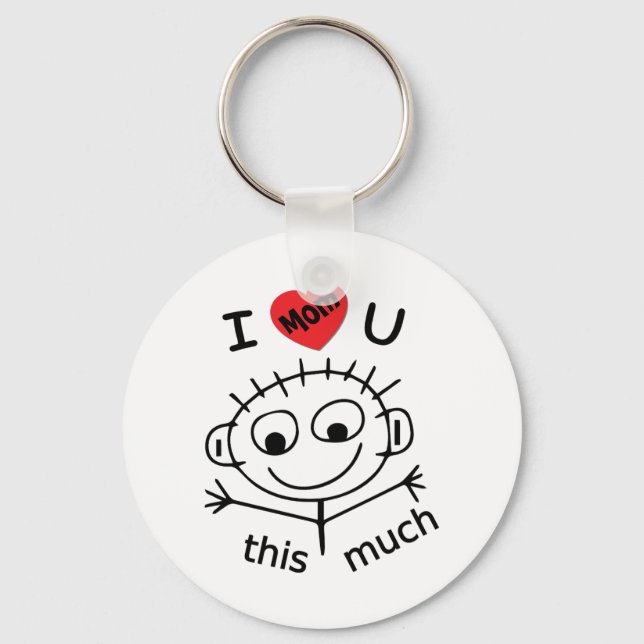 I Love You Key Ring (Front)