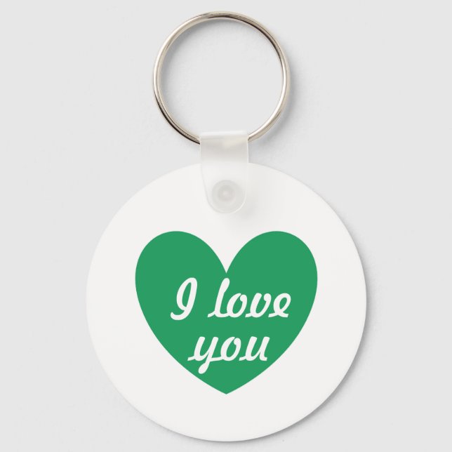 "I love you" Key Ring (Front)