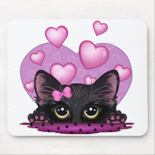 I Love You Kitten Mouse Pad
