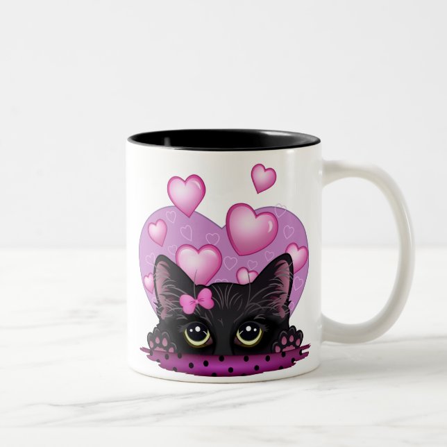 I Love You Kitten Mug (Right)