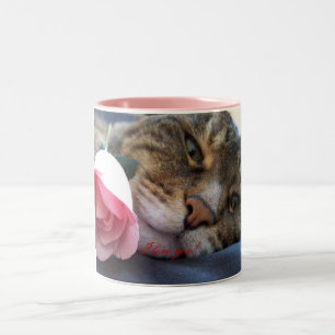 I Love You kitty Mug Two Tone Colour