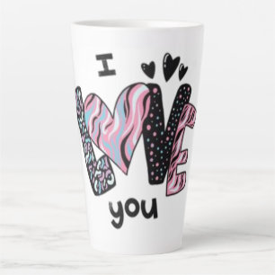 I love you latte mug