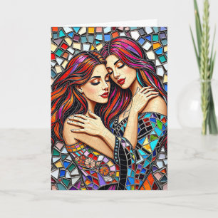 I Love You Lesbian Couple Card