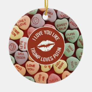 I LOVE YOU LIKE... CERAMIC ORNAMENT