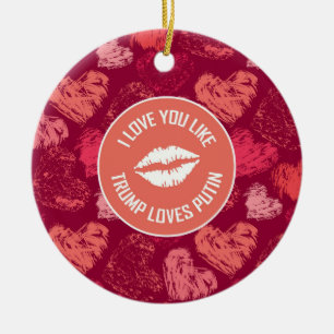 I LOVE YOU LIKE... CERAMIC ORNAMENT