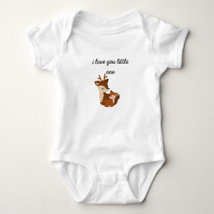 I love you little one- deer bodysuit
