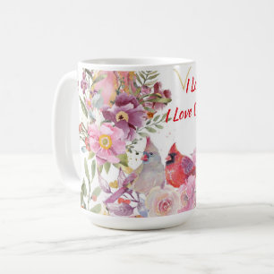 I Love You, Love Us Cardinals Coffee Mug