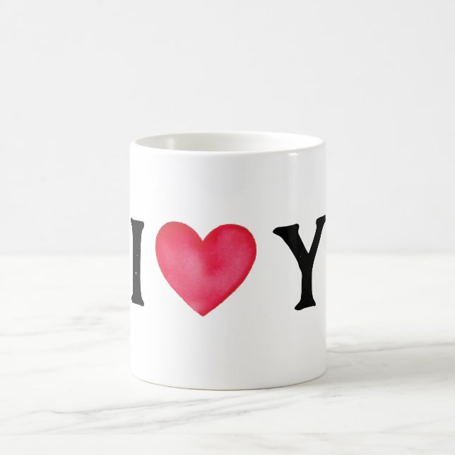 i love you lovely heart mug (Center)