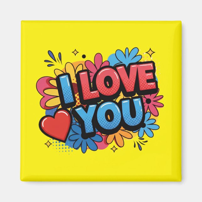 I Love You Magnet (Front)