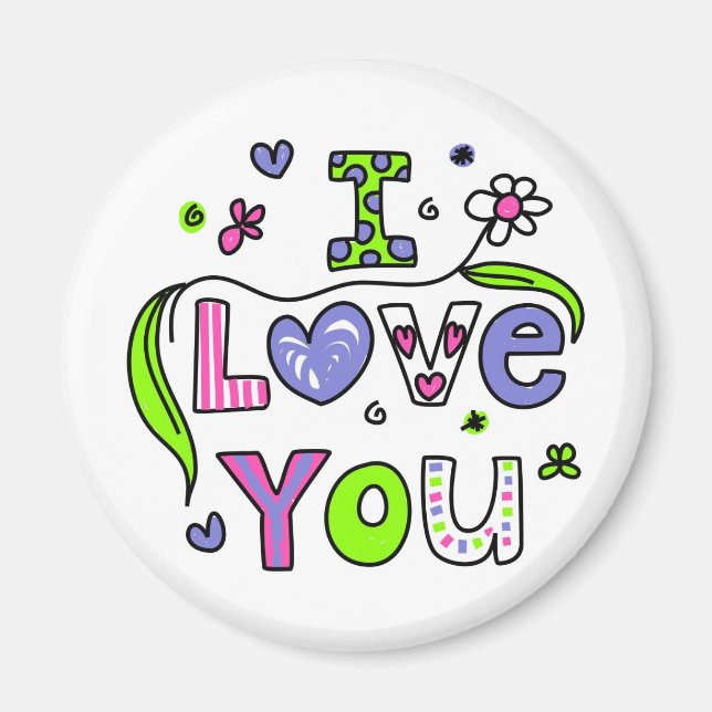 I Love You Magnet (Front)
