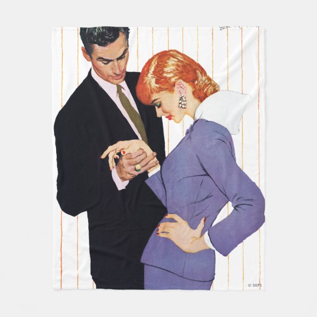 I Love You, Mama Girl 2 Fleece Blanket (Front)