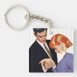 I Love You, Mama Girl Key Ring