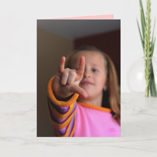 I Love You (message inside) Card