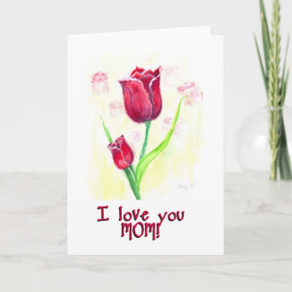 I love you mom card