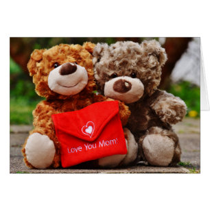 I LOVE YOU MOM - Cute & Cuddly Teddy Bears