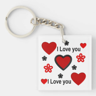 I love you ...more than any words can say. key ring