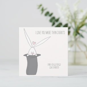 I Love You More than Carrots - Valentine's Day