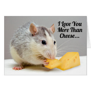 I Love You More Than Cheese Greeting Card