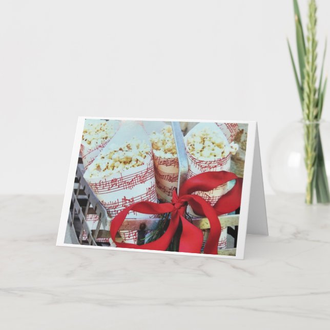 I LOVE YOU **MORE THAN POPCORN** BIRTHDAY CARD (Front)