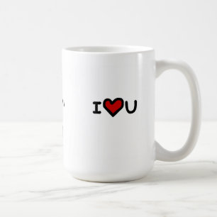 "I love you more than tea" Coffee Mug