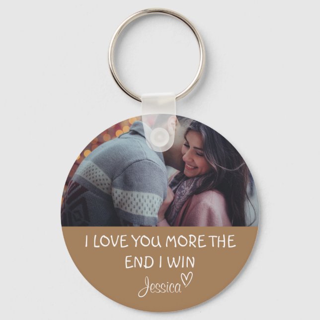 I Love You More, The End, I Win, Keyring, Key Ring (Front)