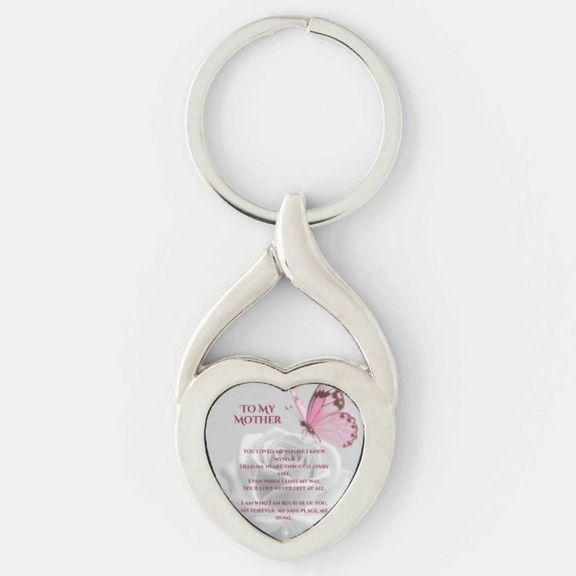 I Love You, Mother Key Ring (Front)