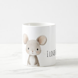 I Love You Mouse Coffee Mug