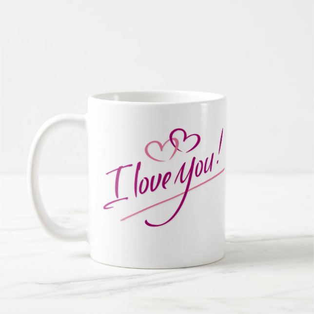 I Love You Mug (Left)
