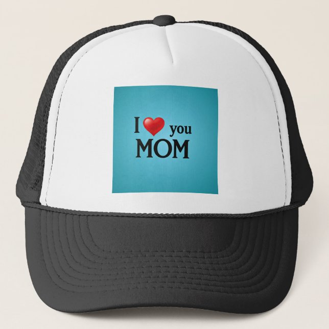  I love you mum cap beautiful design  (Front)