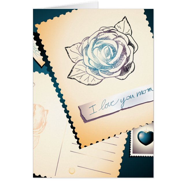 I love you mum, card (Front)