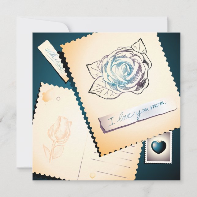 I love you mum, card (Front)