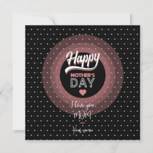 I love you mum card