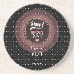 I love you mum coaster