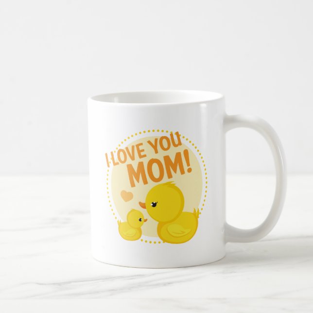 I Love You Mum Coffee Mug (Right)