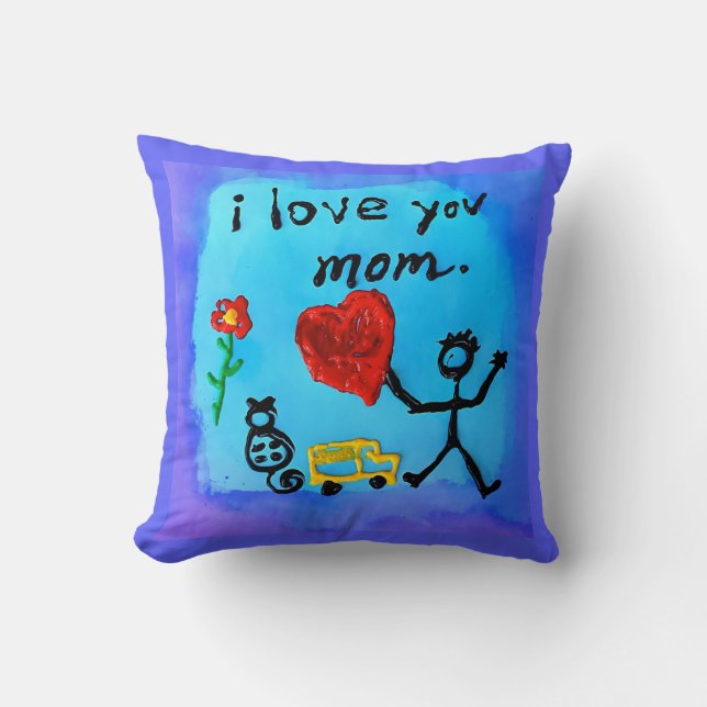 I love you mum cushion (Front)