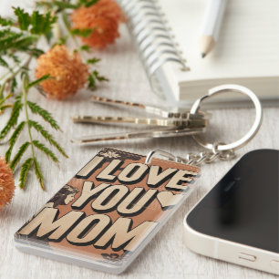 i love you mum key ring