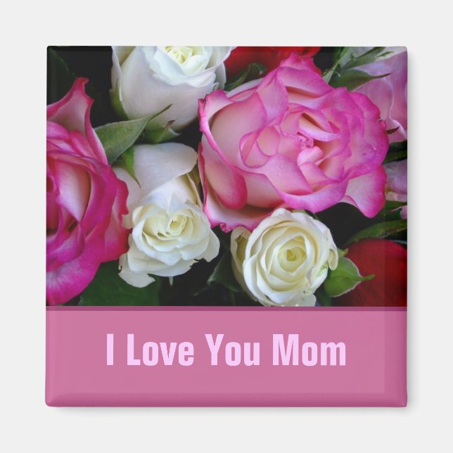 I Love You Mum Magnet (Front)