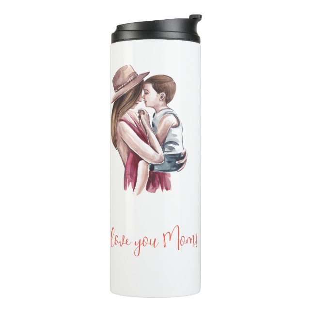 "I Love you Mum!" Mother & Child  Thermal Tumbler (Rotated Left)