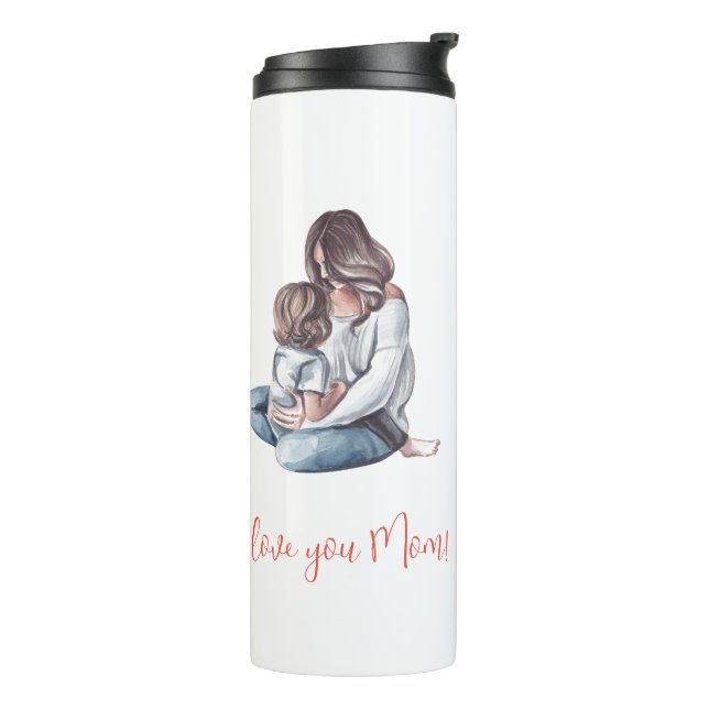 "I Love you Mum!" Mother & Child  Thermal Tumbler (Rotated Left)