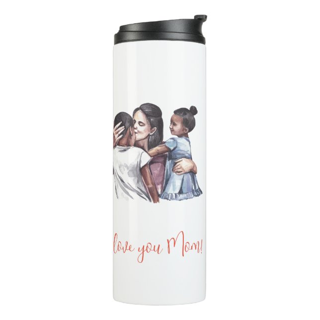 "I Love you Mum!" Mother & Child  Thermal Tumbler (Rotated Left)