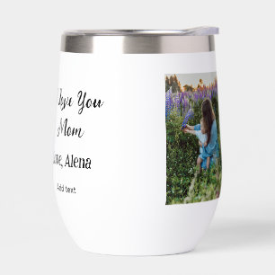 I love you mum mother's day elegant add photo text