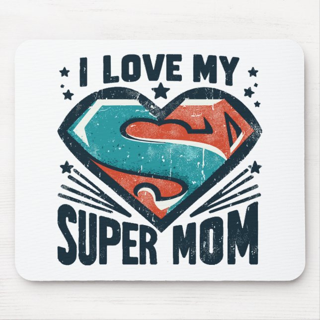  I Love You Mum Mouse Pad (Front)